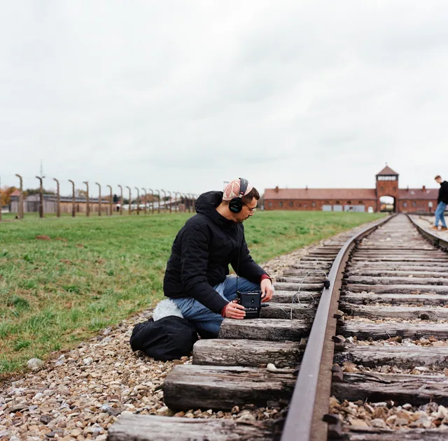 Listening to the tracks