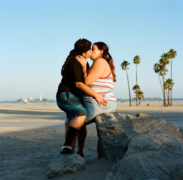 Kissing couple