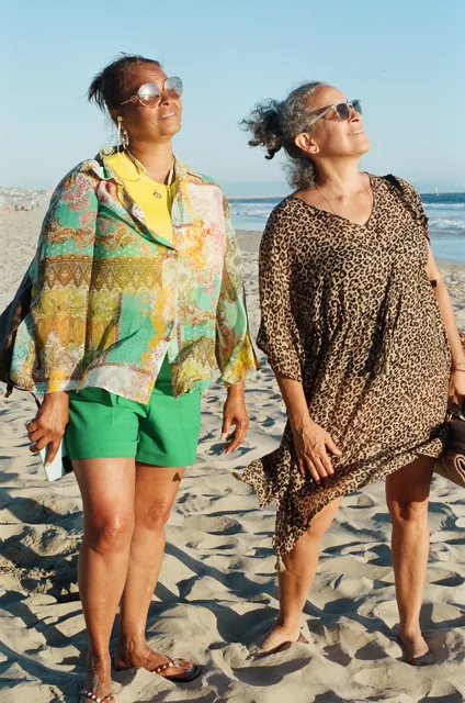 Two ladies on the beach